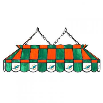 Miami Dolphins 40 Inch Glass Billiard Light